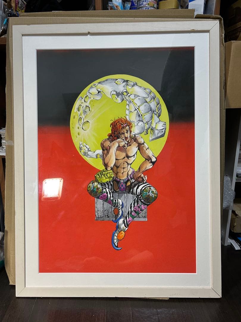 ジョジョ展　複製原画　ジョジョの奇妙な冒険 DIO ジョジョの奇妙な冒険 複製原画 DIO 荒木飛呂彦原画展 - メルカリ