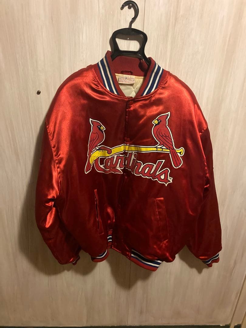 MLB セントルイス・カージナルス スタジャン プロスタンダード MLB公式 メンズ アウター スタジャン ジャケット