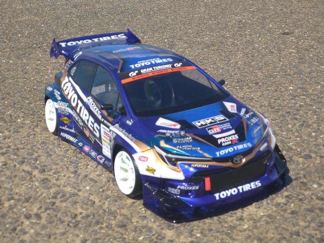 アディクション PANDEM GRカローラ TOYOカラー 新品ラジコンボディ