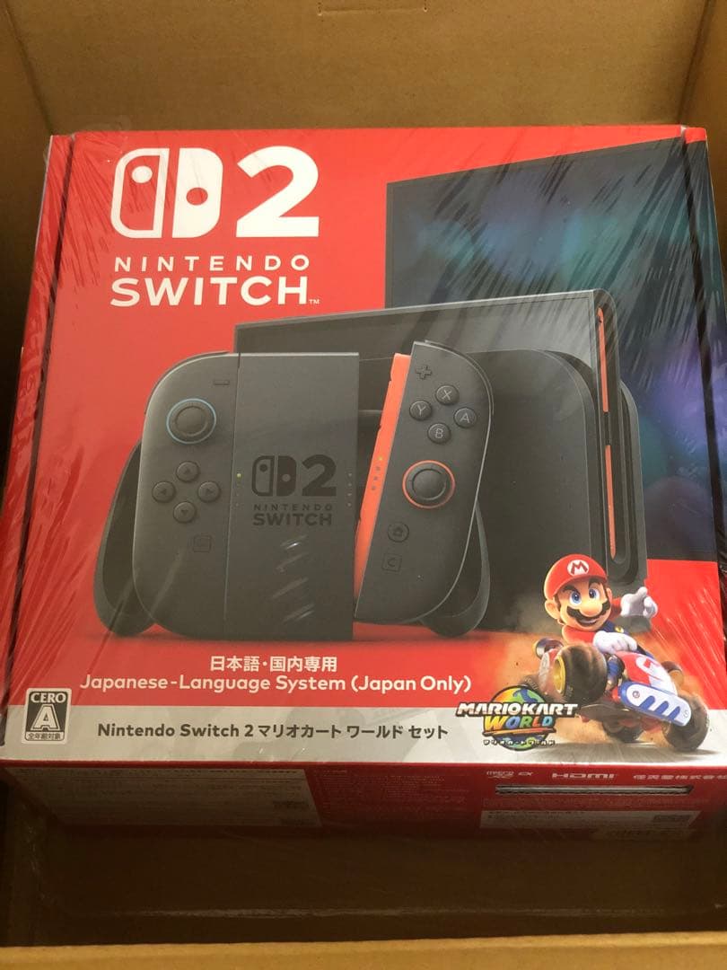 任天堂Nintendo Switch2マリカセット　シュリンク付き Nintendo Switch 新品 (Nintendo 2 マリオカート ワールドセット) 日本