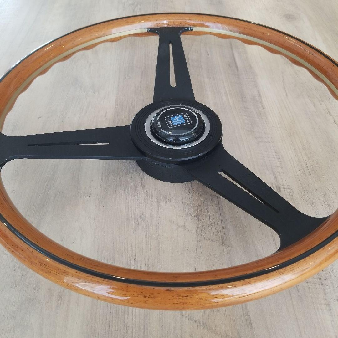 NARDI☆ナルディクラシックウッドブラックスポーク/N122 36Φ - メルカリ