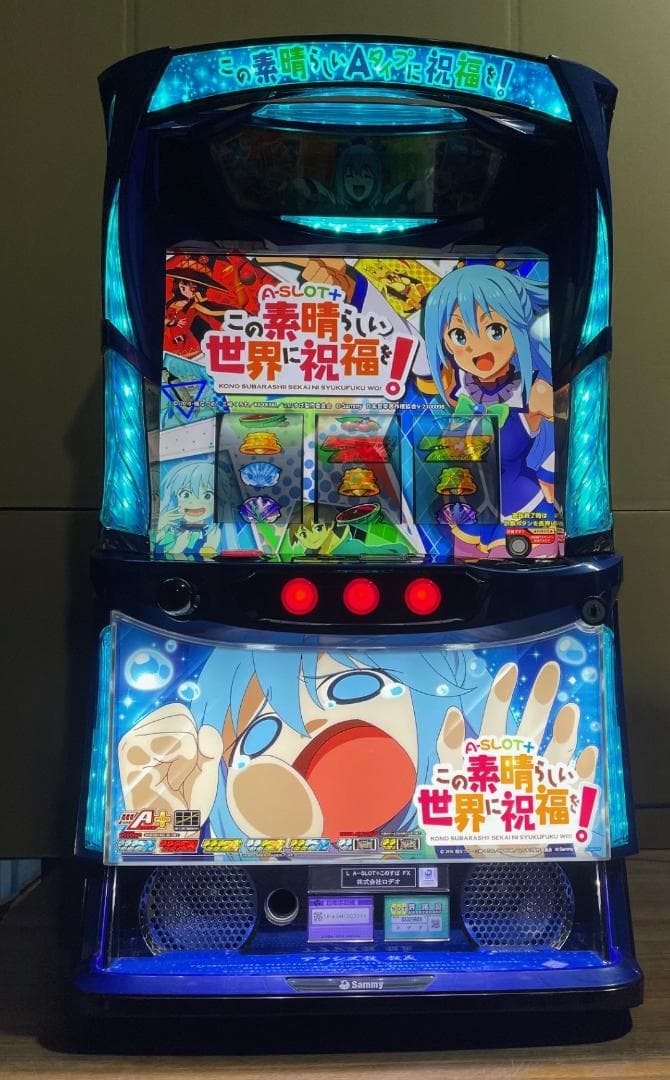 Ｌ Ａ－ＳＬＯＴ＋このすば ＦＸ＜この素晴らしい世界に祝福を！＞　ユニット付き A‐SLOT+ この素晴らしい世界に祝福を!(スマスロ このすば) パチスロ