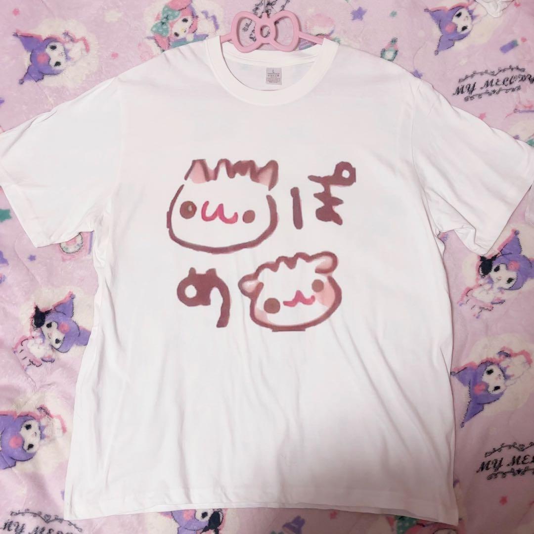 ポメラニアンもちtシャツ 地雷系 量産型 - メルカリ