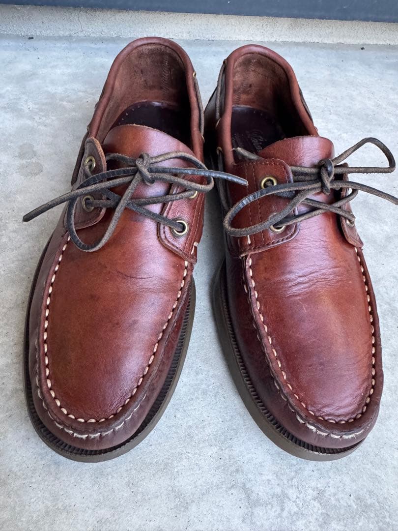 パラブーツ バース デッキシューズ セミヴィンテージ 27cm Paraboot（パラブーツ） 【並行輸入品 本国企画】パラブーツ デッキ