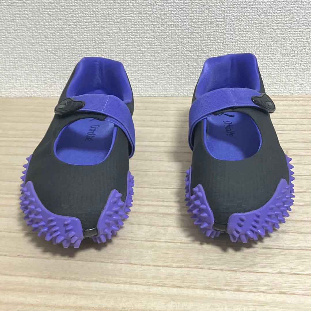 ほぼ新品 PUMA MOSTRO FEY LAUNCH 黒/紫 24.5cm