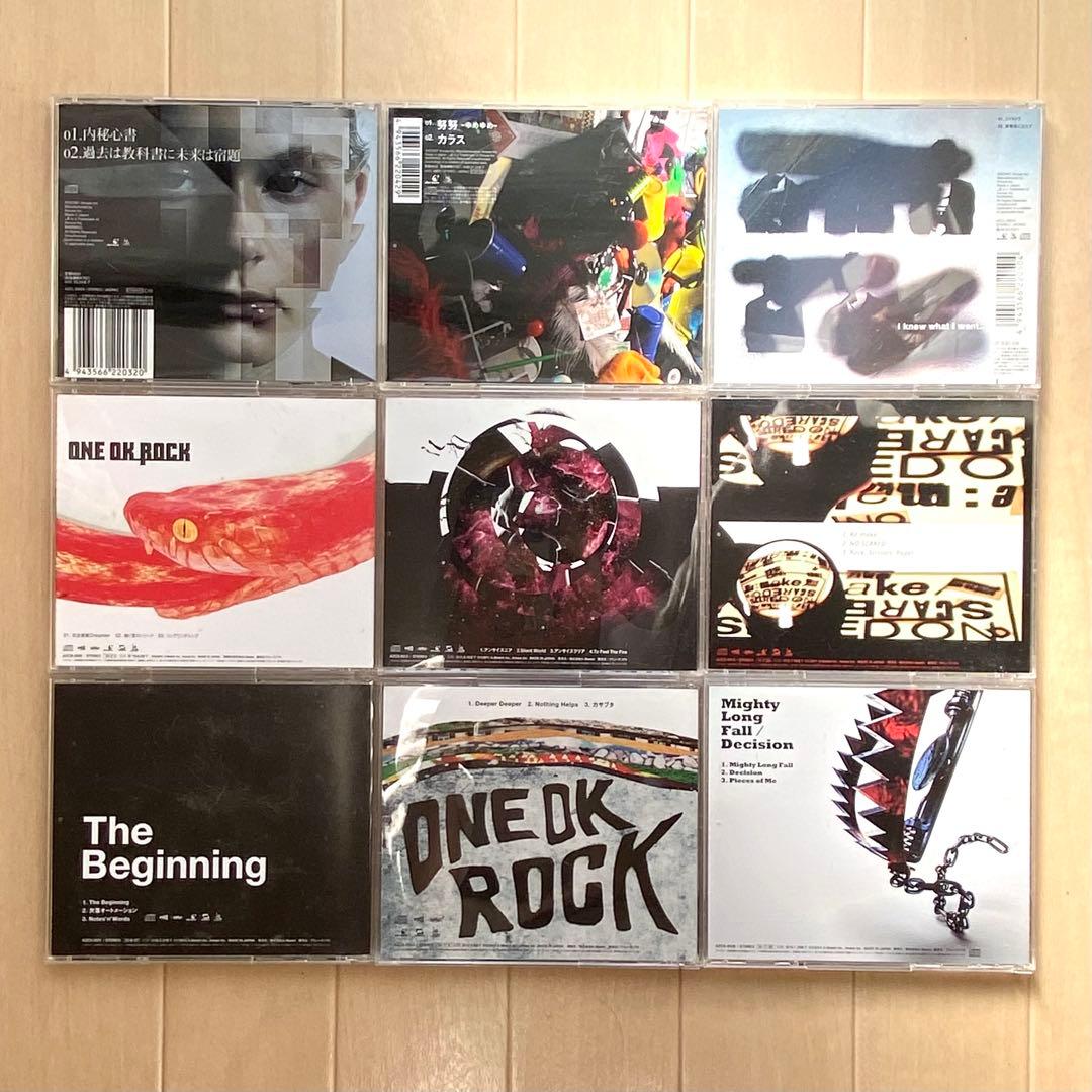 ONE OK ROCK シングルCD 9枚セット - メルカリ