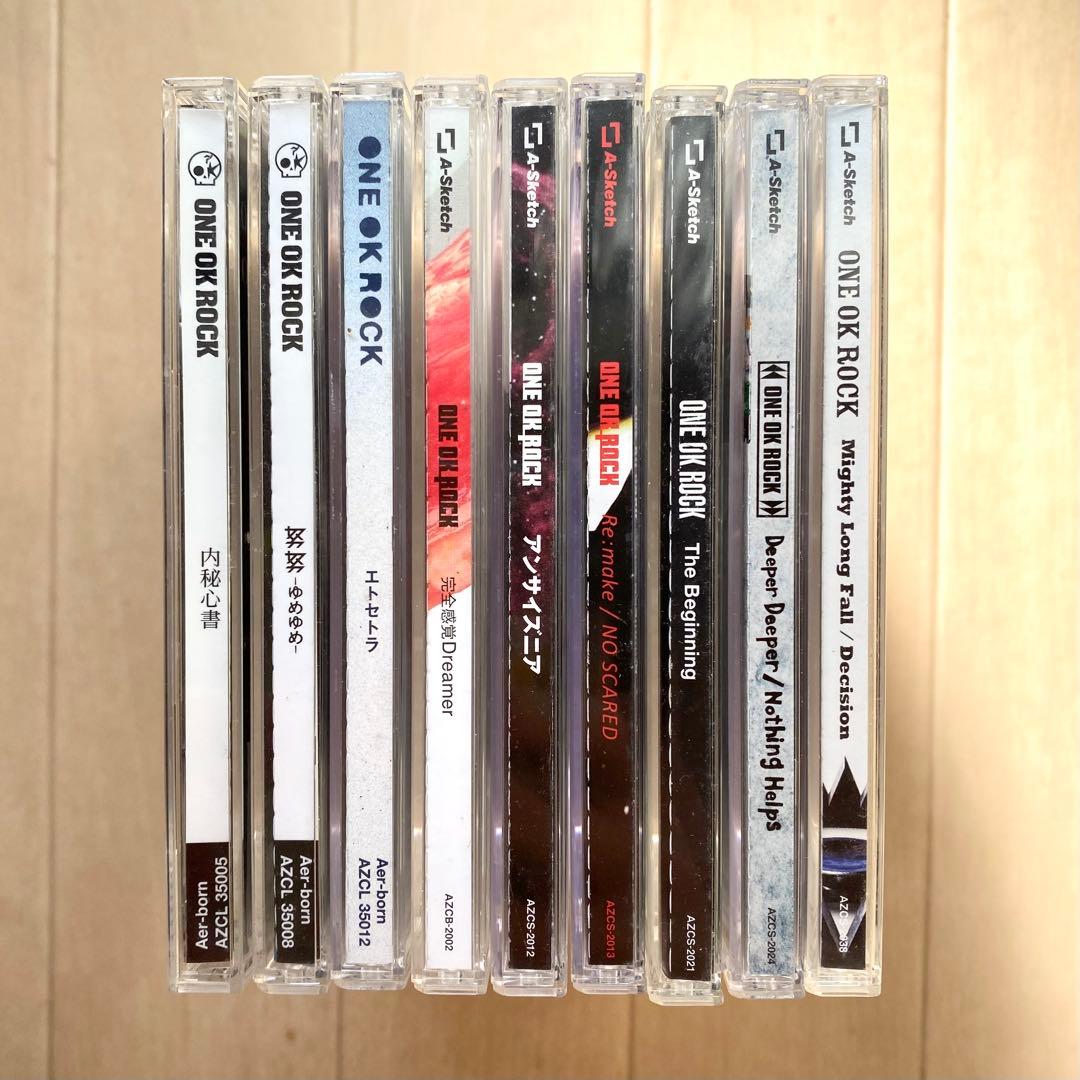 ONE OK ROCK シングルCD 9枚セット - メルカリ