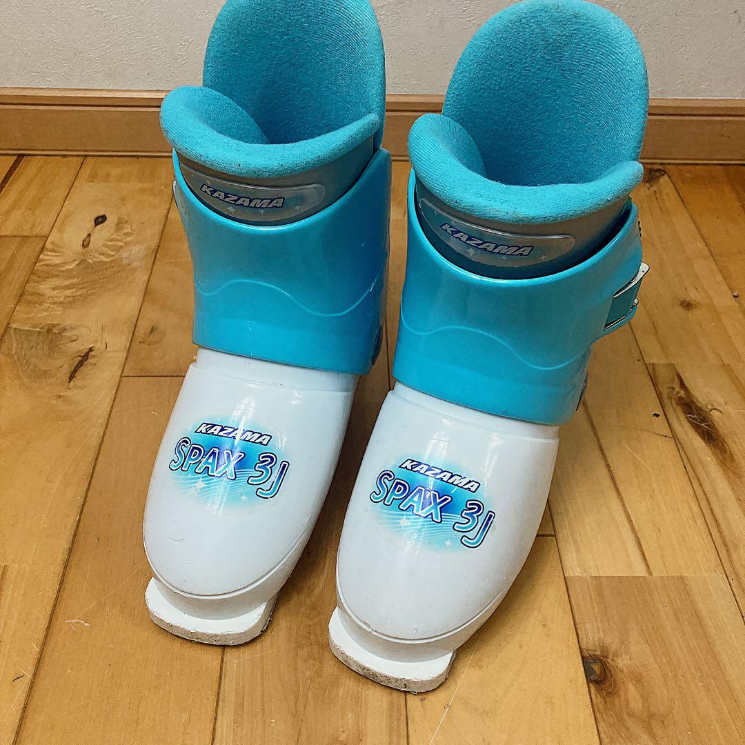 KAZAMA スキー板 110㎝ ストック ブーツ 4点セット