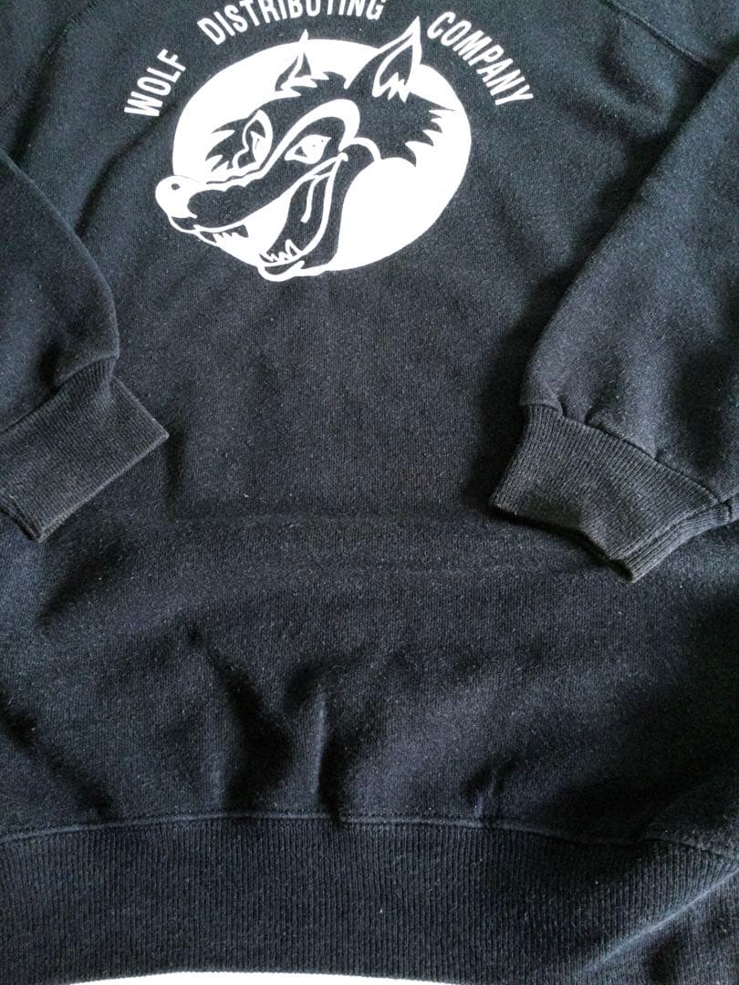 70's Wolf distributing company スウェットLサイズ - メルカリ