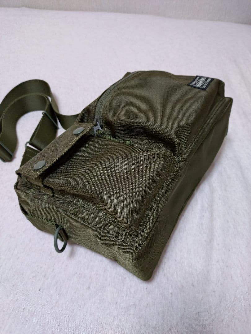 極美品】ポーター ユニット ショルダーバッグ グリーン オリーブ