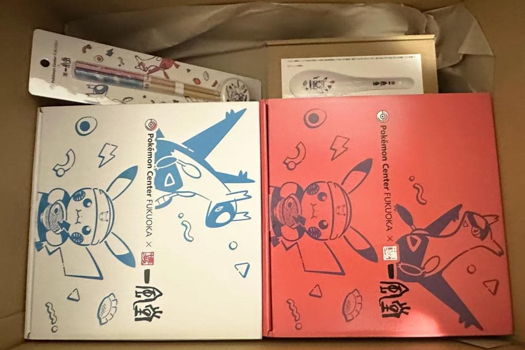 ポケモンセンターフクオカ　一風堂コラボ　4点セット 6/27(金)～】ポケモンセンターと一風堂のコラボグッズが登場