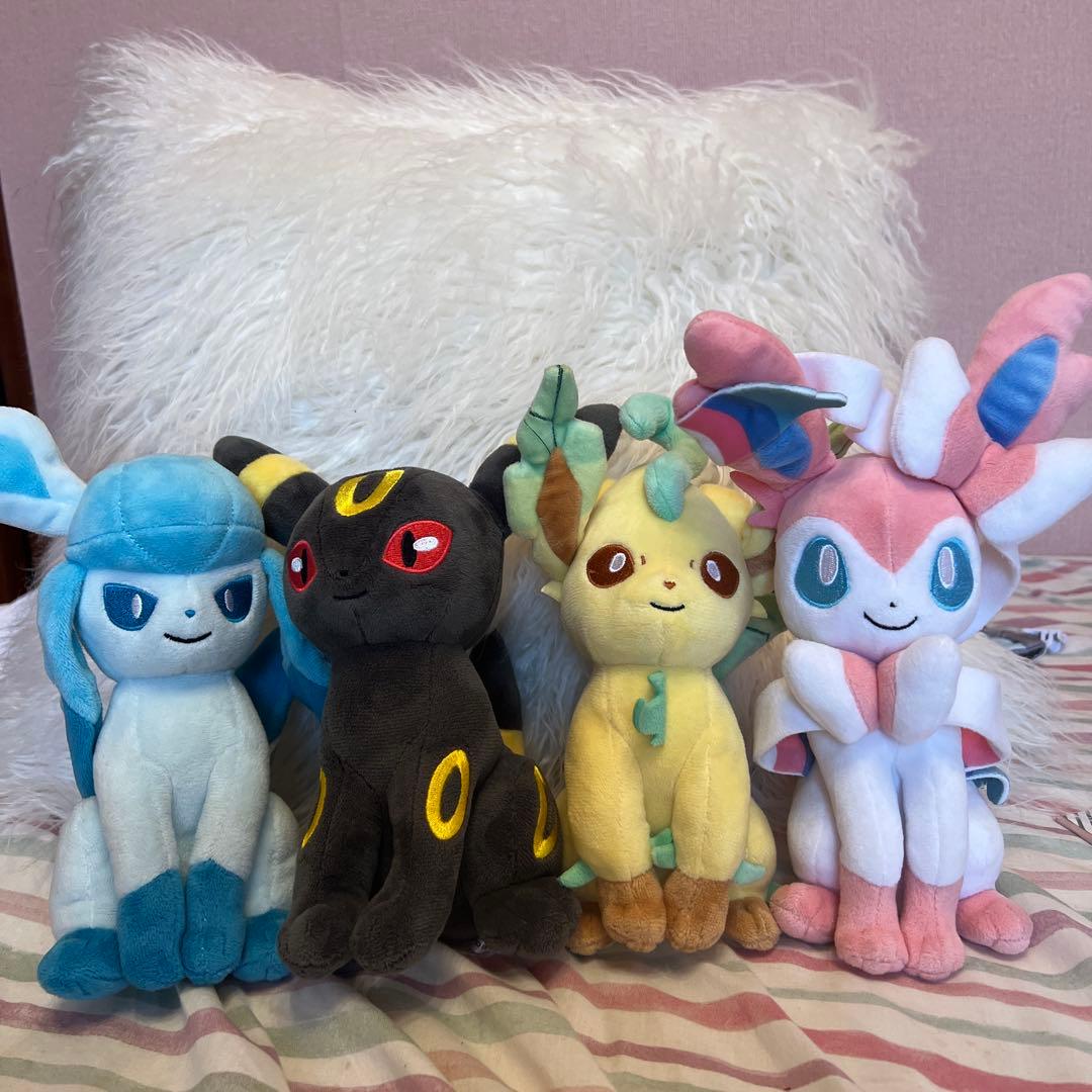 ポケモン ぬいぐるみセット リーフィア ニンフィア グレイシア