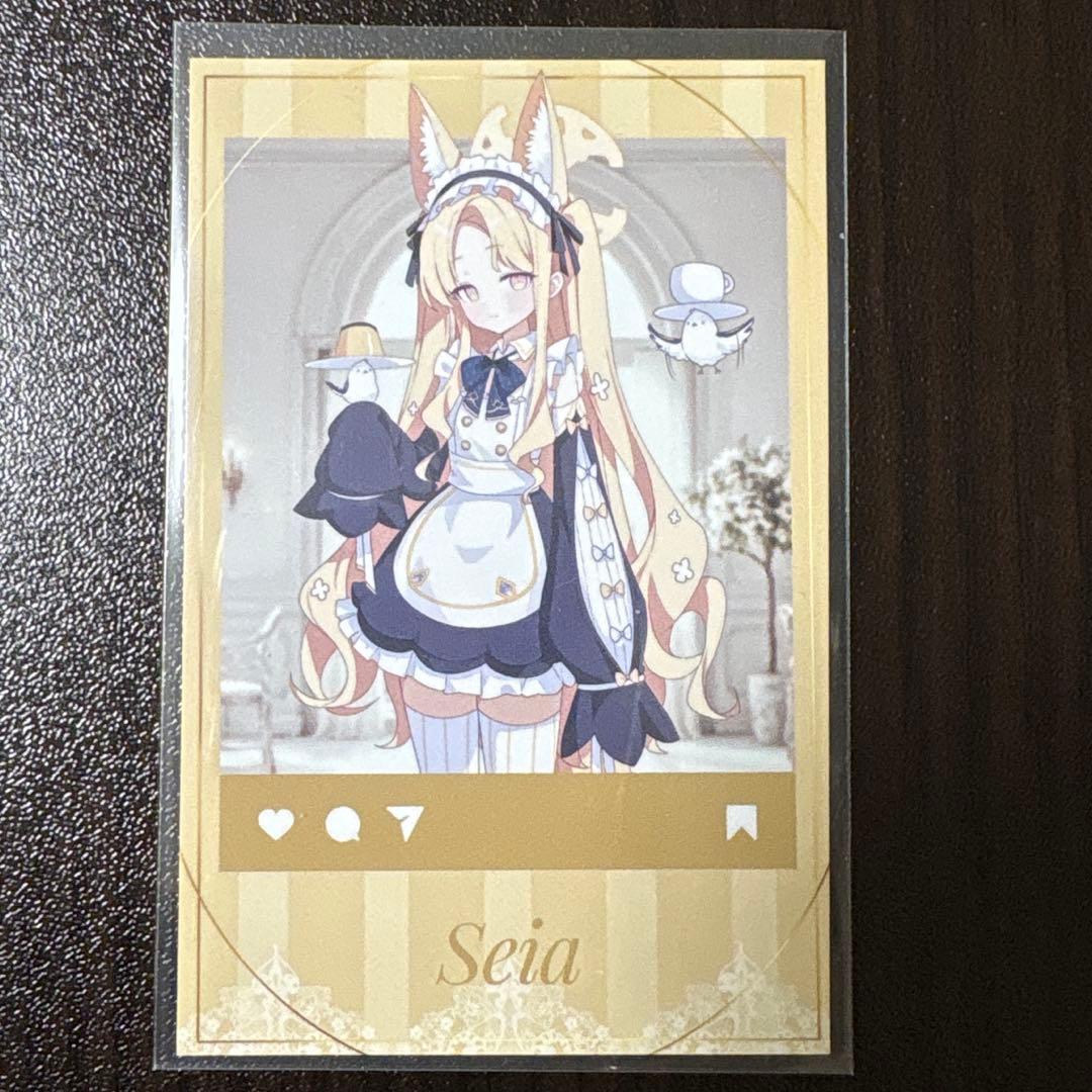 ブルーアーカイブ ブルアカ 韓国限定 チェキ風カード 百合園セイア