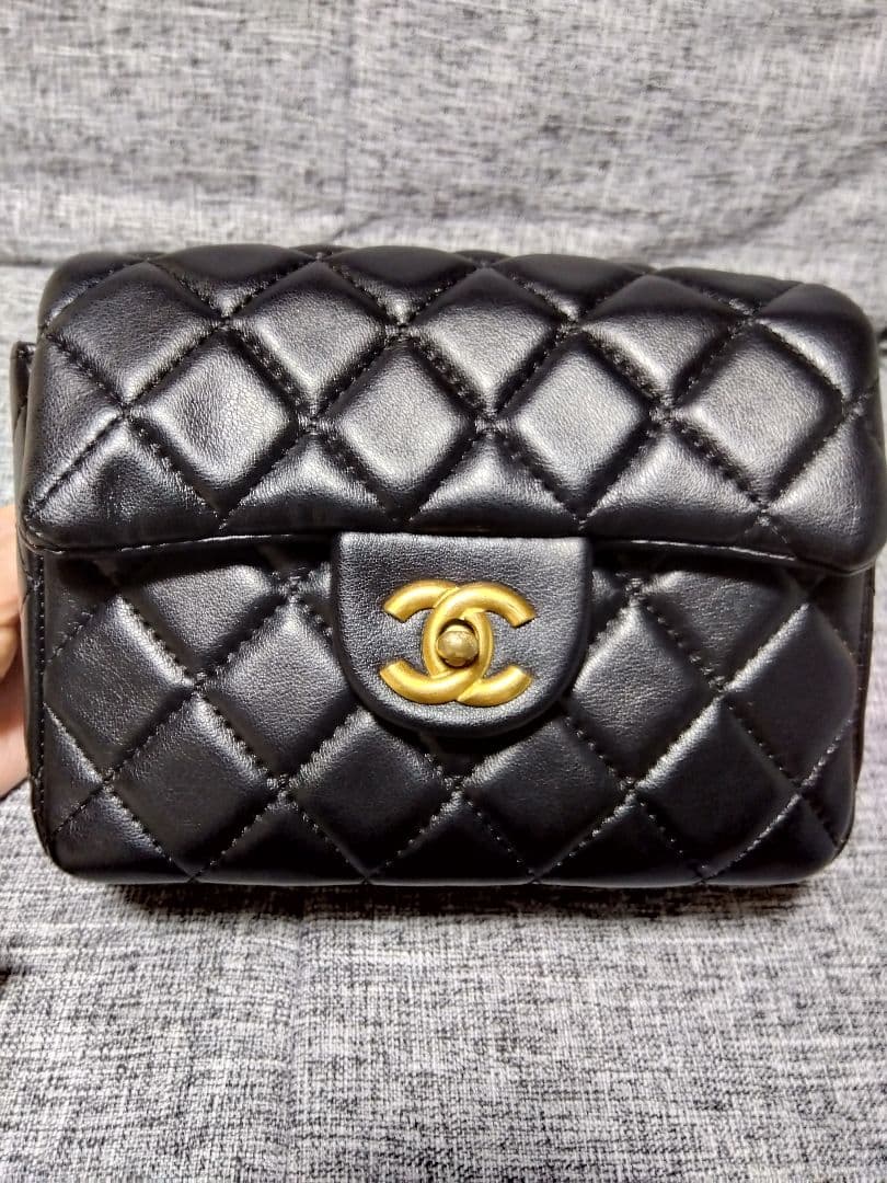 CHANEL ノベルティ バッグ ハンドバッグ ポーチ クラッチ 黒 ブラック