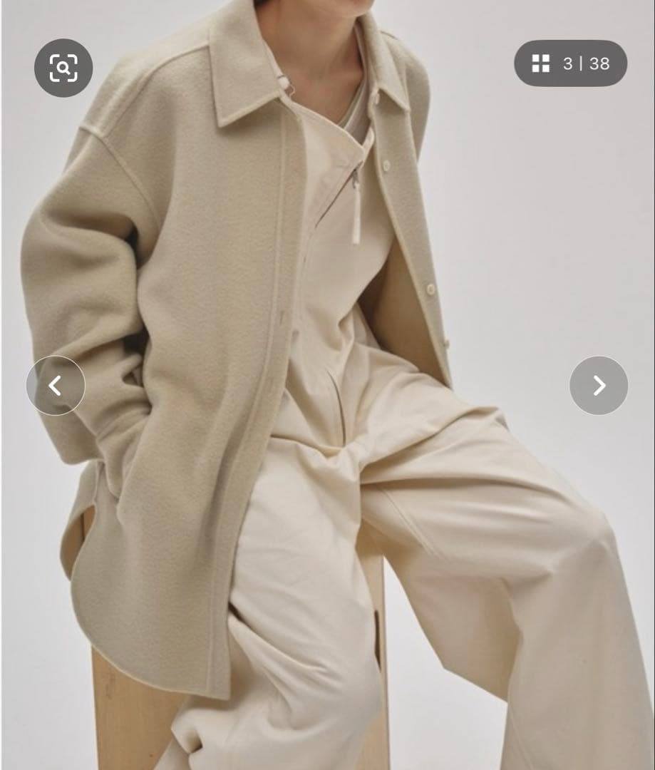 【新品タグ付】TODAYFUL ウールシャツジャケット 38 TODAYFUL（トゥデイフル）の「【TODAYFUL/トゥデイフル】Wool Shirts