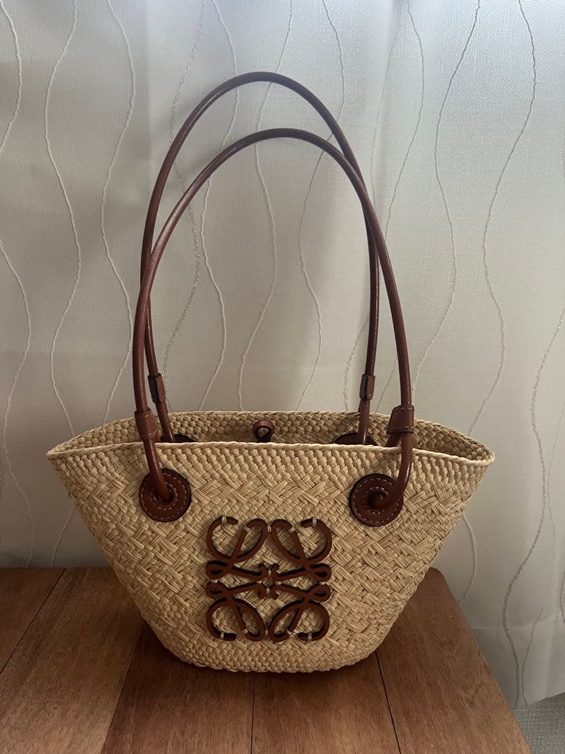 LOEWE バスケットバッグ アナグラム ミニ トート かごバッグ パリ直営店買付【Loewe】アナグラム バスケットバッグ スモール (LOEWE