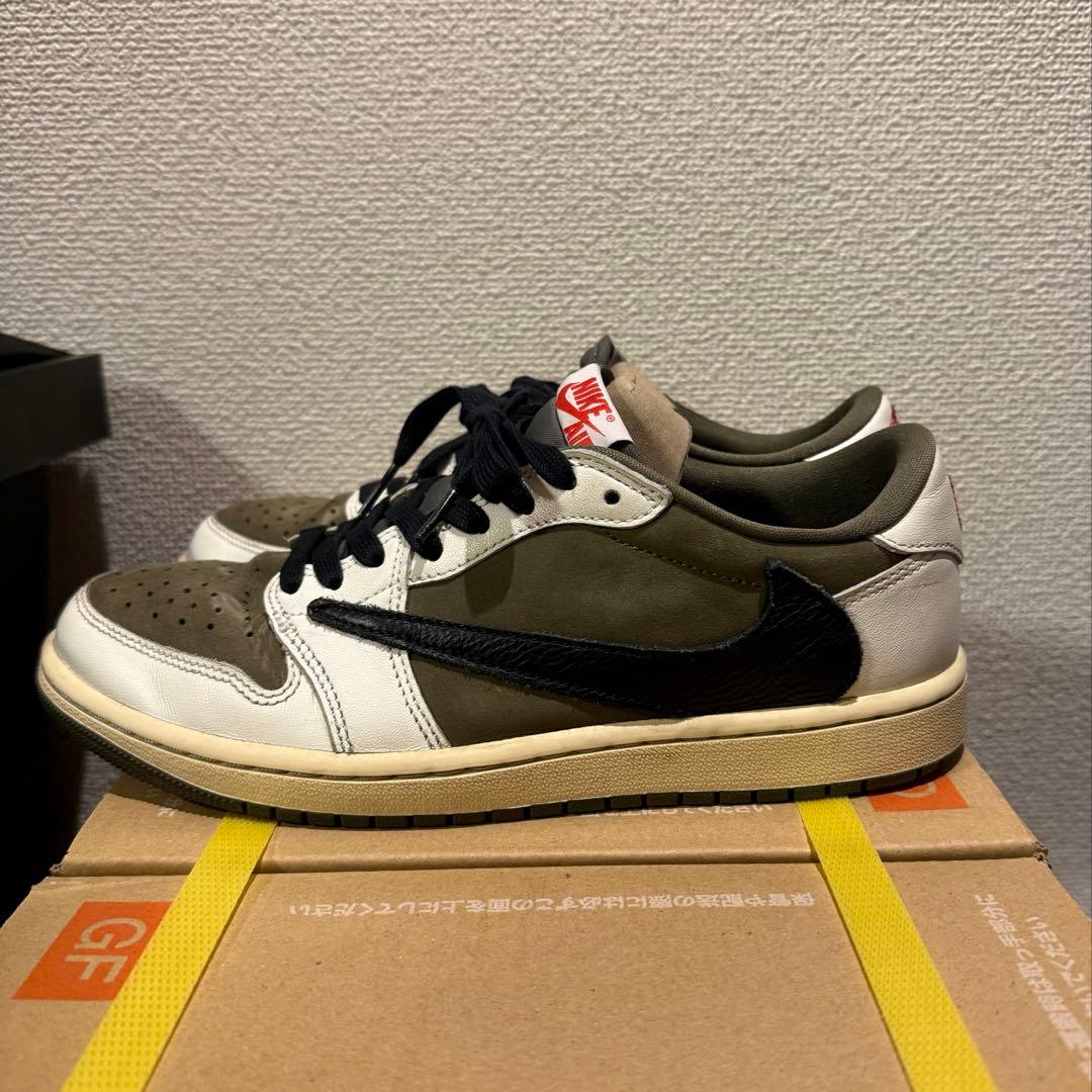 Travis Scott×Jordan 1 Reverse Olive 26.5 - メルカリ