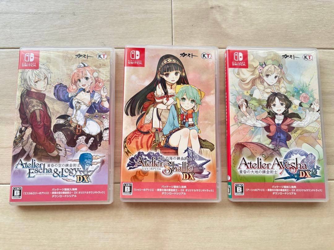 「お値下げ」アトリエ黄昏シリーズセット1・2・3 Switch 黄昏』シリーズDX版が3本セットになった『アトリエ ～黄昏の錬金術士
