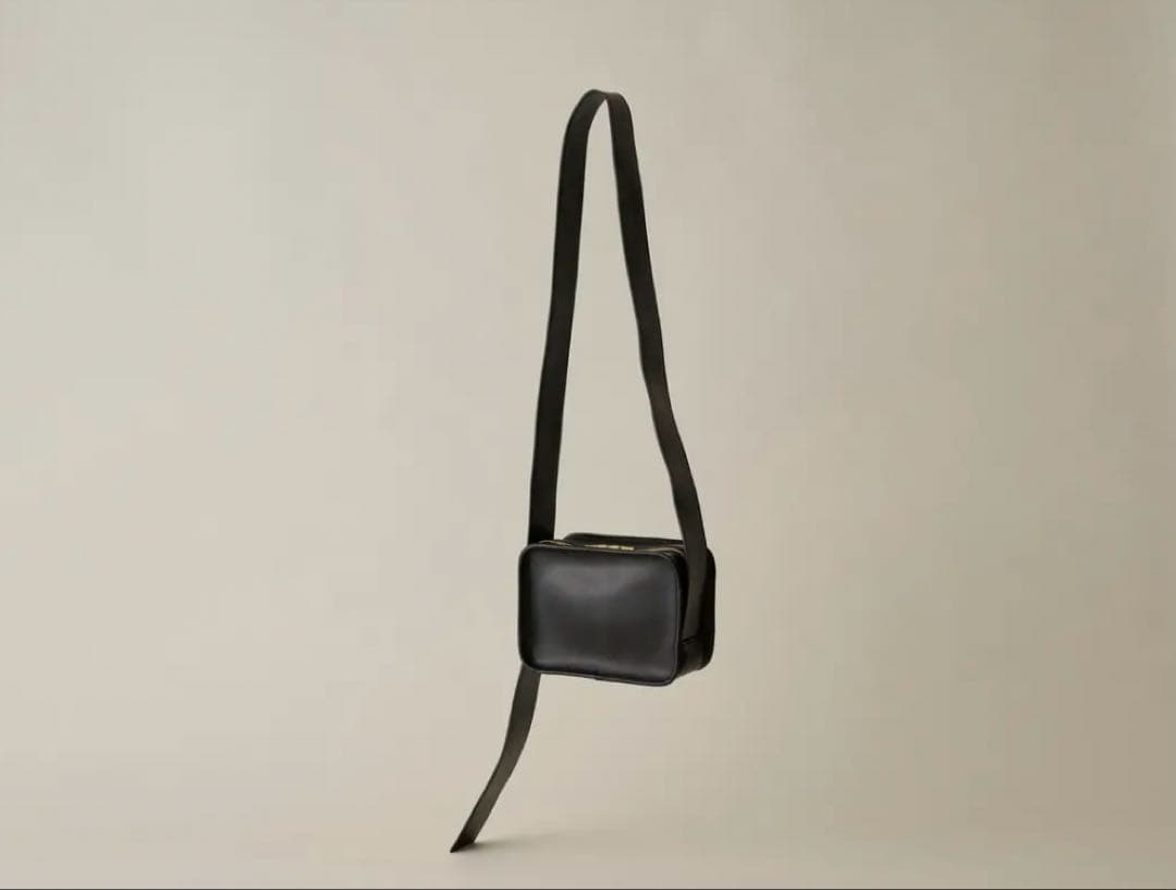 lifestylist ブラック ショルダーバッグ レザー LIMITED】Leather Shoulder Mini Book Bag / BLACK / LIFESTYLIST
