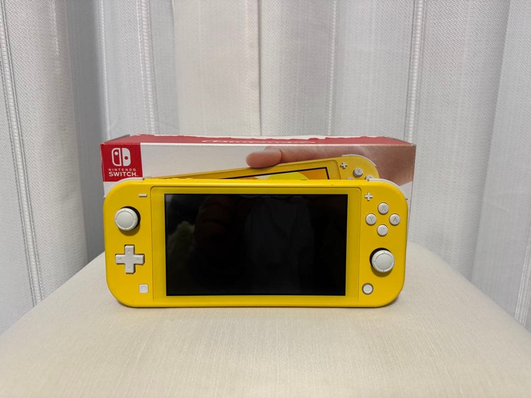 Nintendo Switch Lite イエロー スティック不調あり 任天堂スイッチライトの両方のスティックが故障し60分程で修理！データ