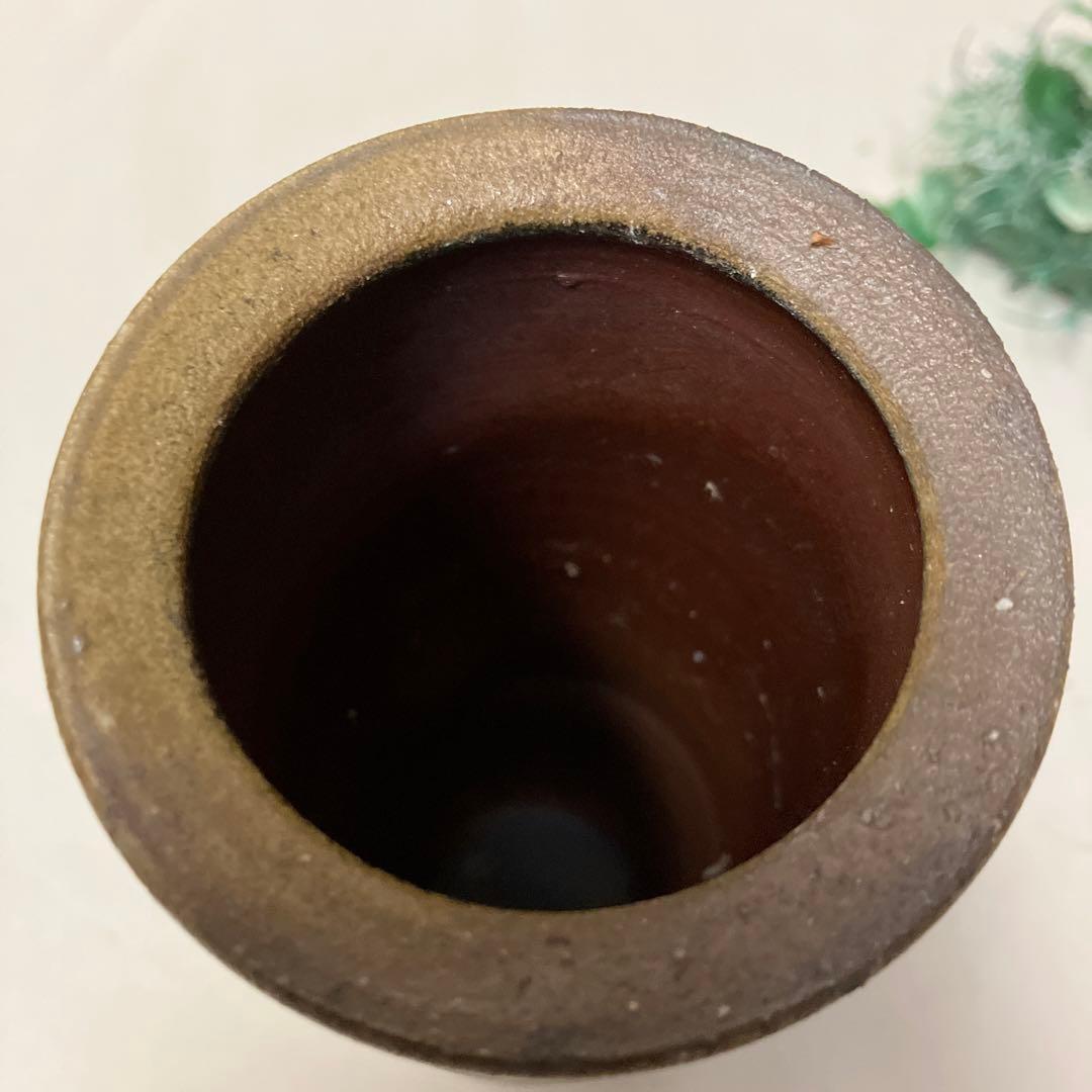 未使用 備前焼 宗秀造 花入 山本宗秀 竹型花入 木箱 - メルカリ