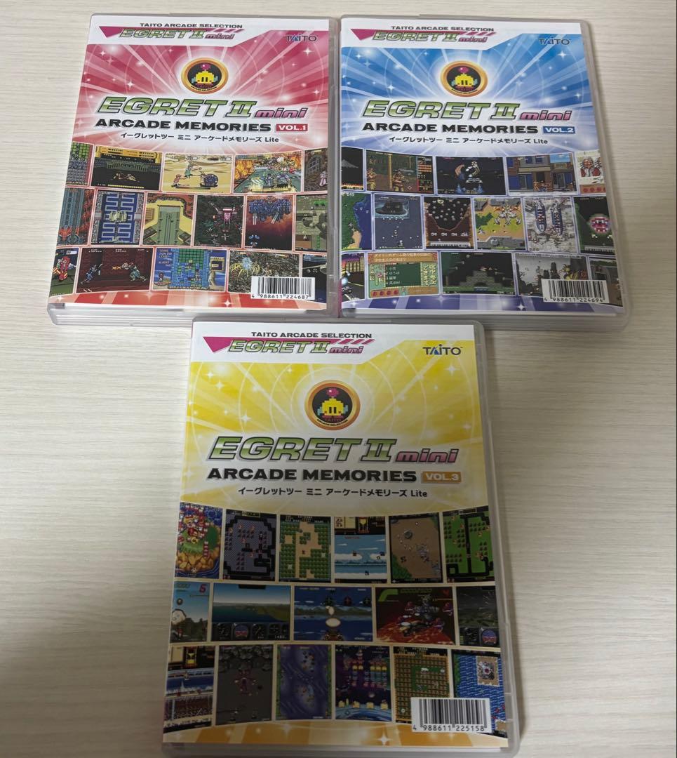 イーグレットツーミニ アーケードメモリーズ lite バラ売り不可 イーグレットツー ミニ』専用SDソフト『アーケードメモリーズVOL.3』が