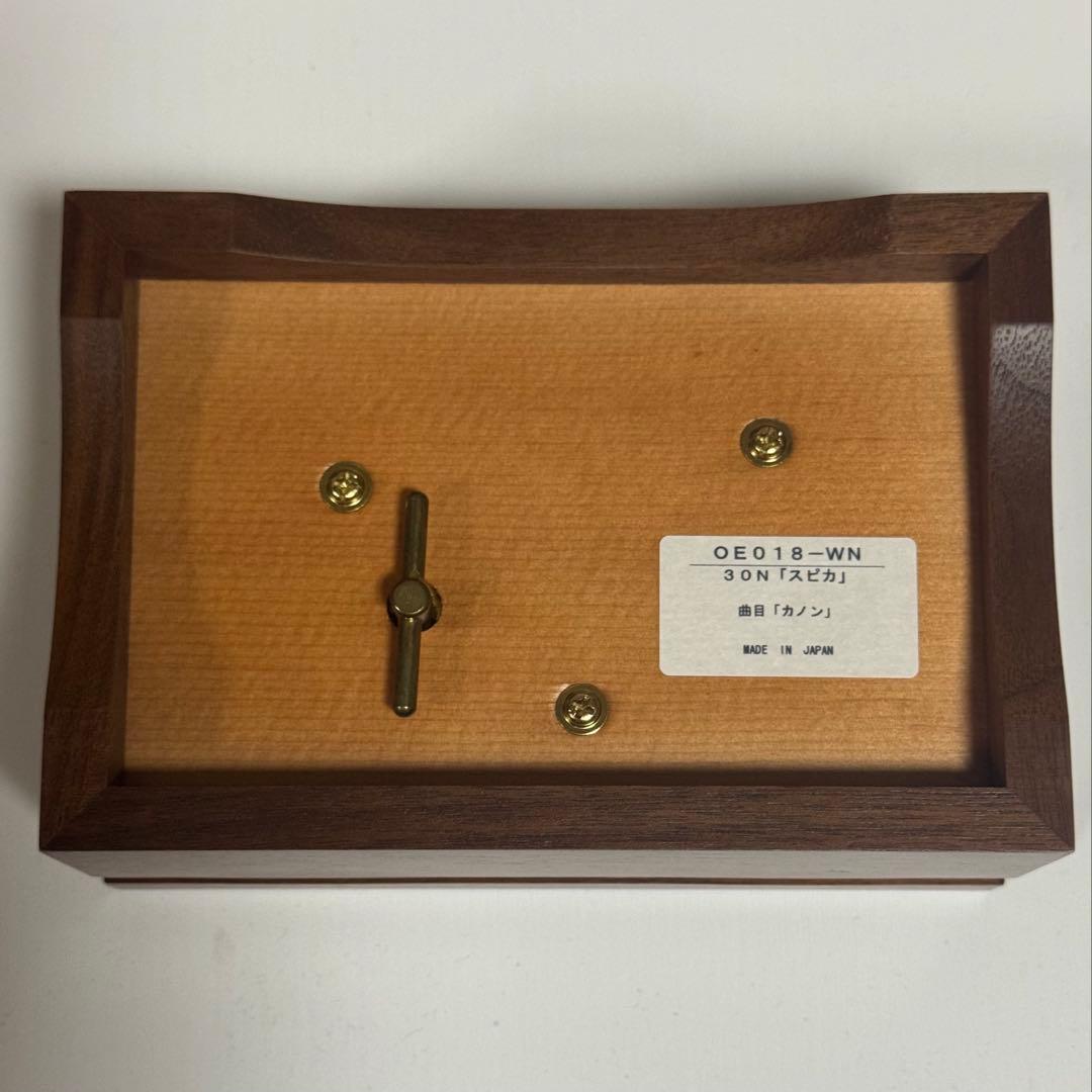 【新品】 30弁 オルゴール 『カノン』 スピカ OEO18 -WN 日本製