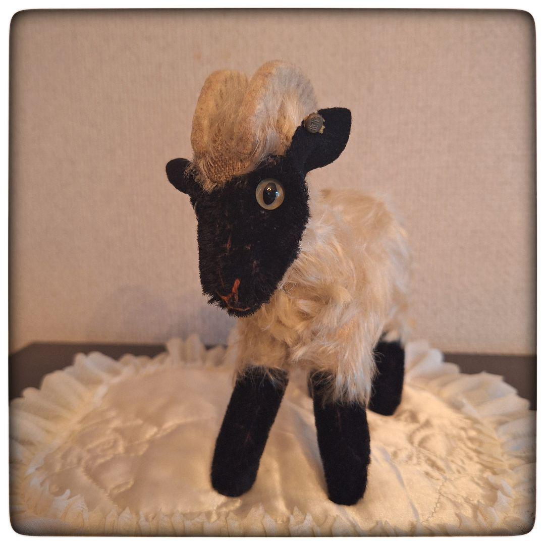 Heideschaf Snuchi 黒山羊 スヌッチ】ヴィンテージ シュタイフ - メルカリ