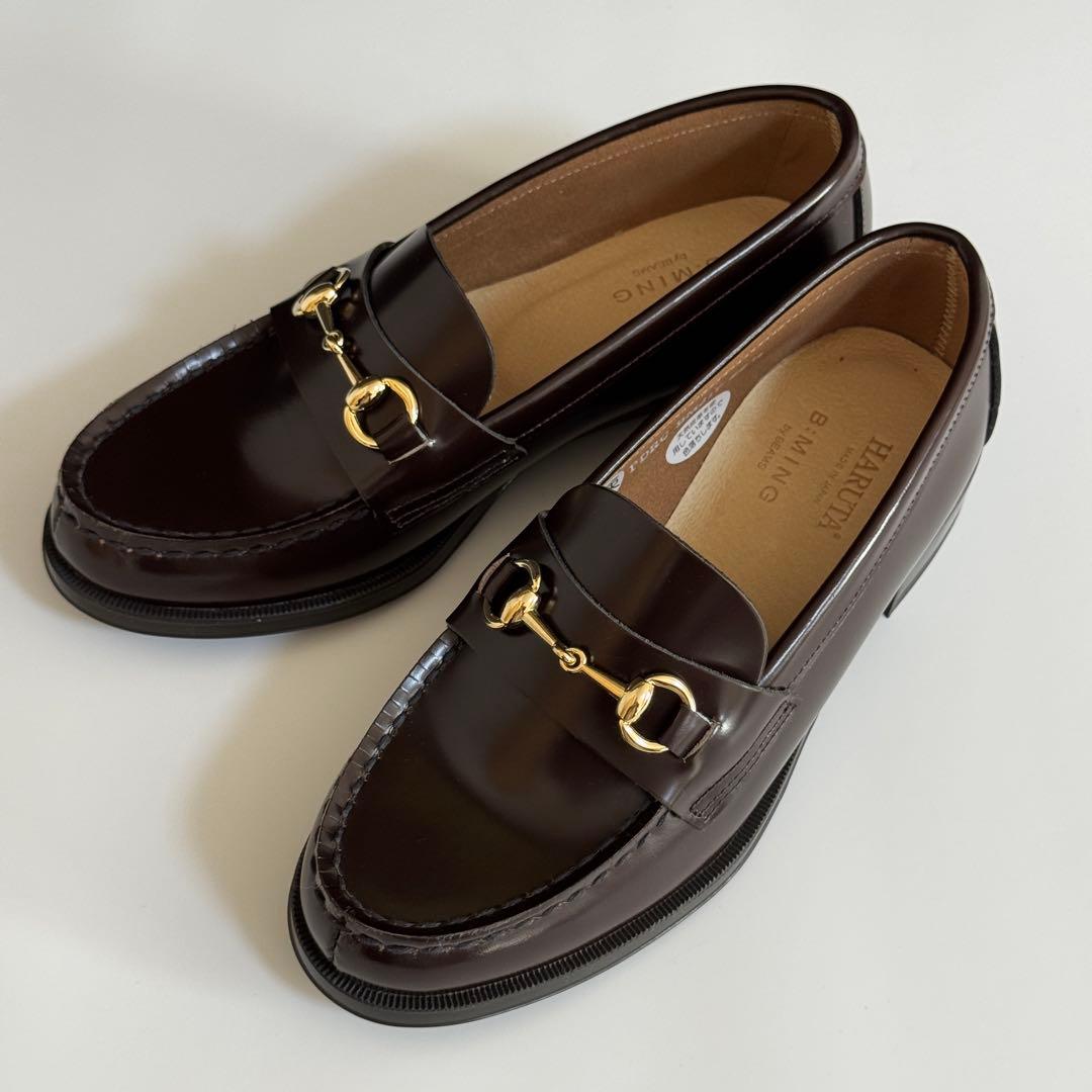 HARUTA ハルタ 別注 ビット ローファー 22.5cm ビームス ブラウン