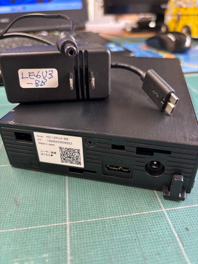 BUFFALO 6.0TB 外付けハードディスク HD-LE6U3-BB