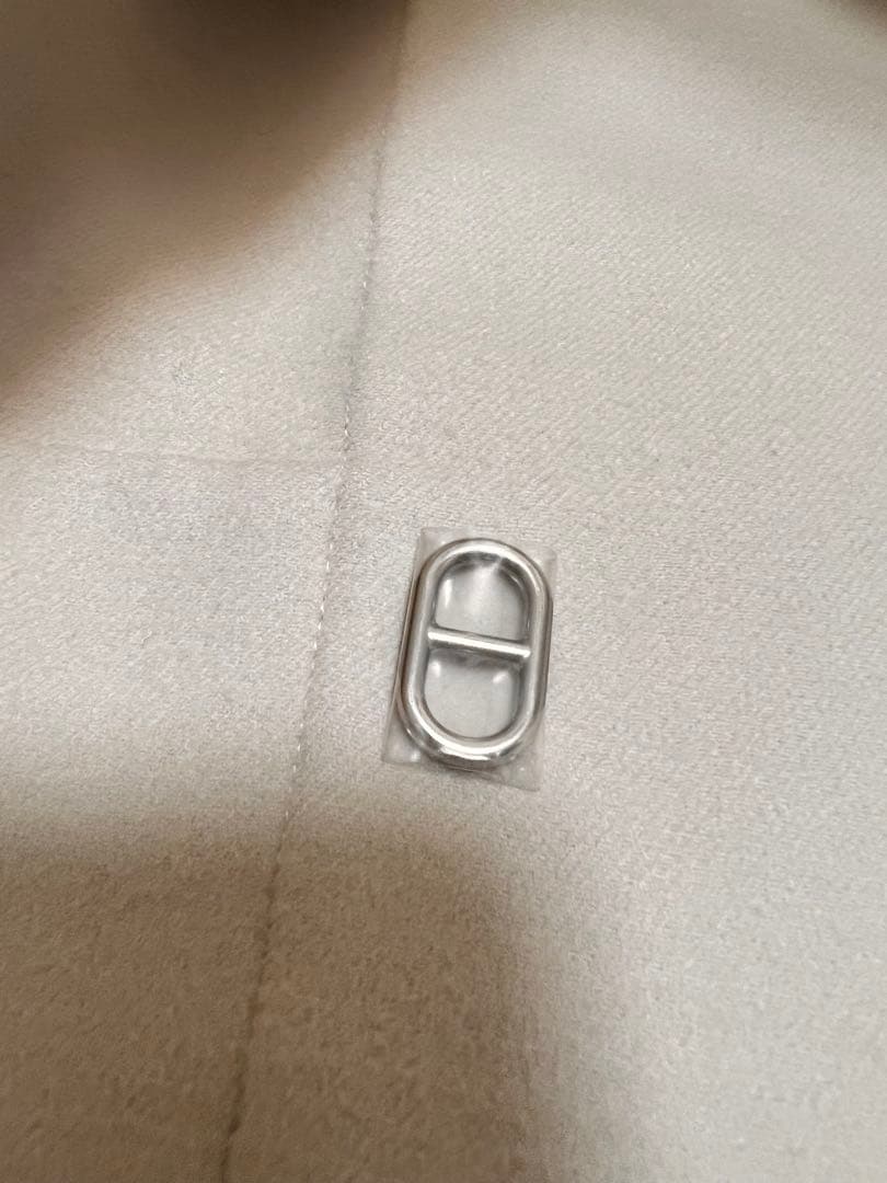 ダ*@様 HERMES 2025SS 《シェーヌ・ダンクル》 ピーコート 34