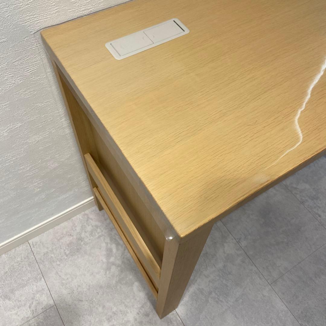 最終価格‼️【マット付き】ITOKI 天然木デスク エルコディ ナチュラル