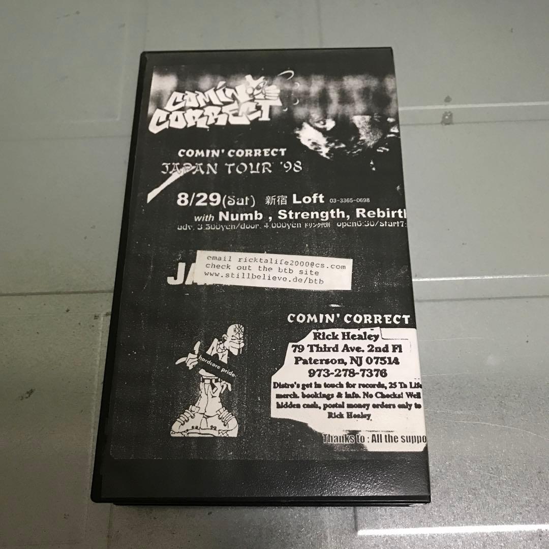 COMIN CORRECT JAPAN TOUR VHS