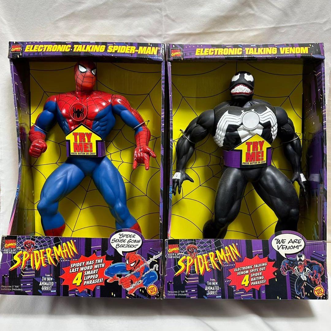 スパイダーマン ヴェノム トーキングフィギュア 2体セット - メルカリ