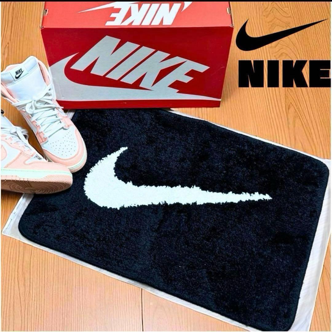 NIKE　ナイキ　ラグマット　玄関マット　レア　インテリア　ラグ NIKE ナイキ ラグマット 玄関マット レア インテリア ラグ - メルカリ
