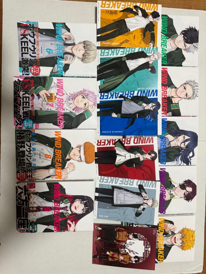 ウィンドブレーカー 漫画1〜9巻＆特典ボイスカード(非売品)付きセット