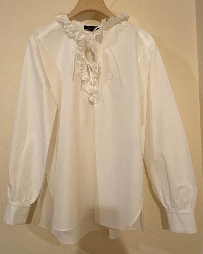 ドゥロワー drawer コットンドビータックプリーツブラウス Drawer - 専用 Drawer ドゥロワー コットンドビータックプリーツ