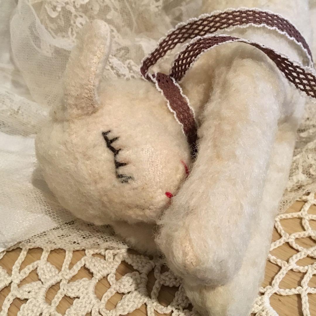 ドイツ ビンテージ シュタイフ 眠り羊 - メルカリ