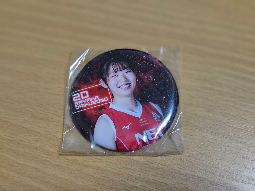 NEC レッドロケッツ 大工園彩夏 缶バッジ - メルカリ