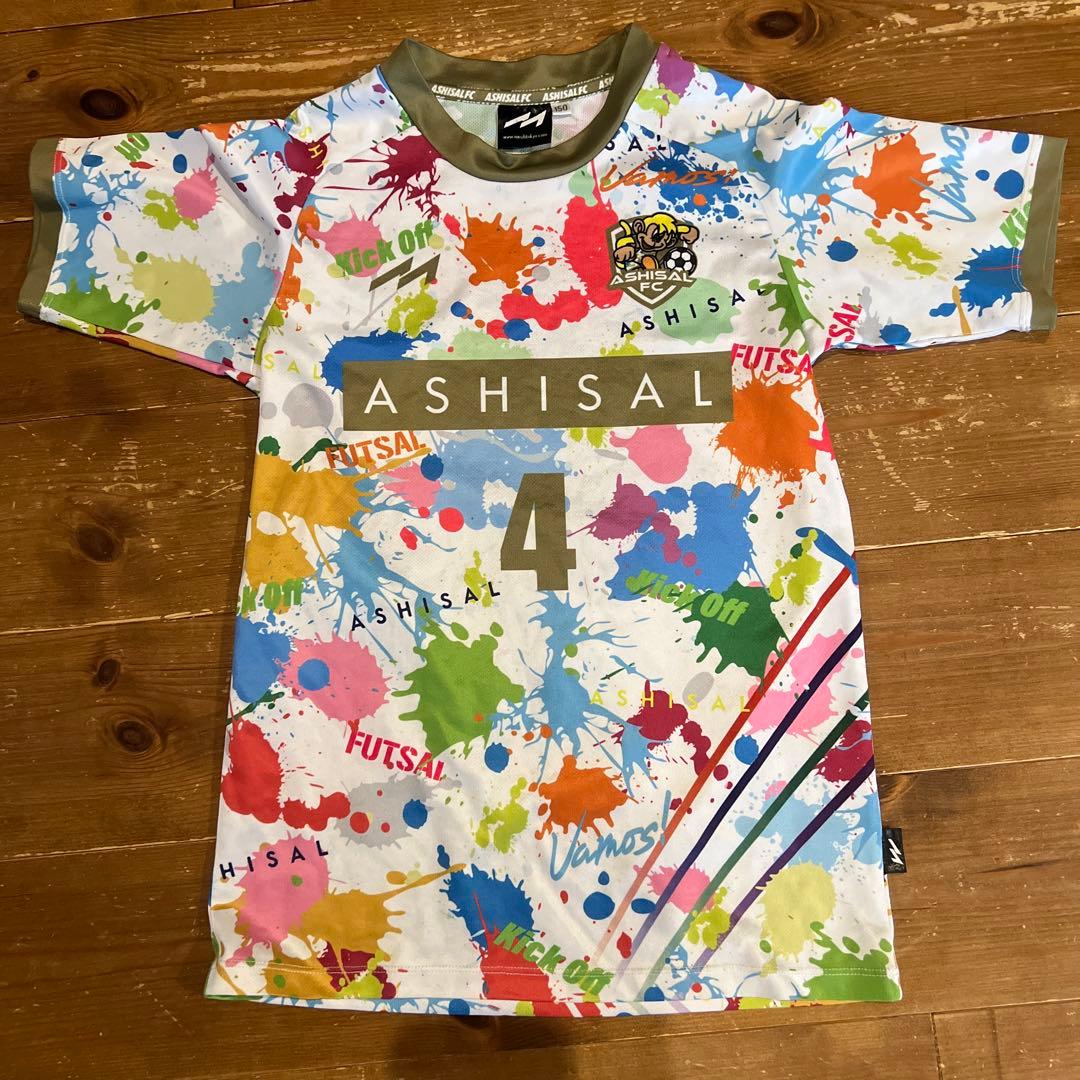 あしざるFC ユニフォーム　150cm のぶくん 4番 あしざるFC ユニフォーム 150cm のぶくん 4番 - メルカリ