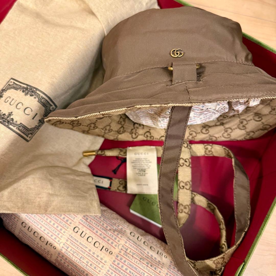 GUCCI リバーシブルバケットハット GUCCI（グッチ） 新品同様 バケットハット リバーシブル バケハ 帽子