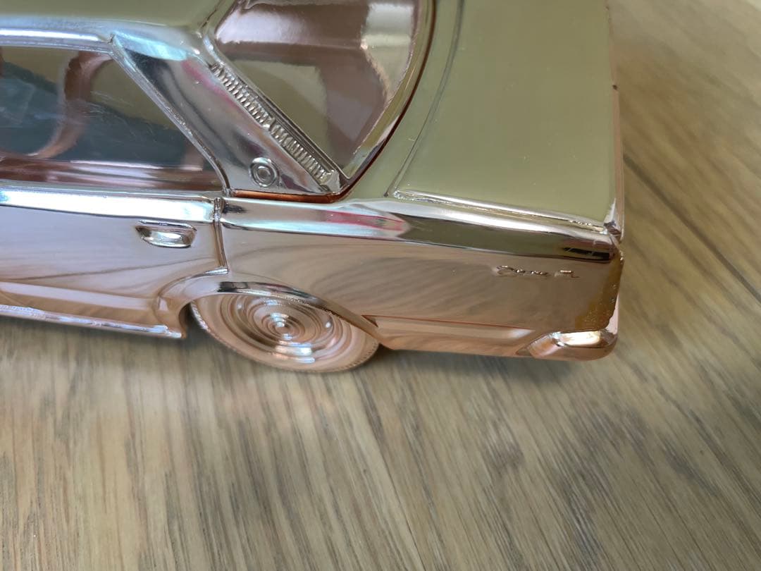 美品トヨタ コロナ メタル製 ゴールド シガレットケース ノベルティ