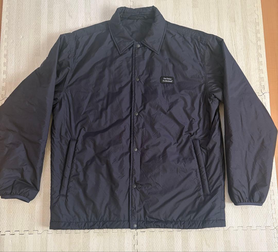 ENNOY PADDED NYLON COACH JACKET 紺M 25AW The Ennoy Professional(エンノイプロフェッショナル) 25AW Padded