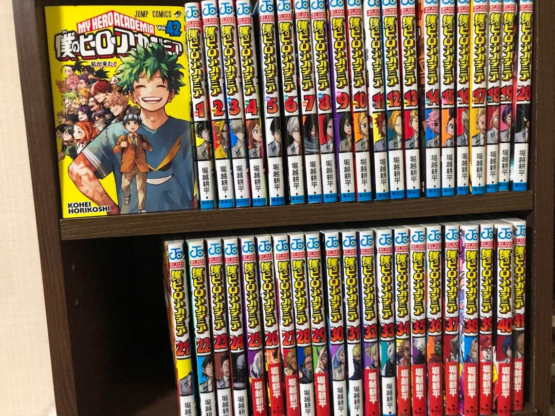 【即日翌日発送】僕のヒーローアカデミア　全巻　1-42巻 ヒロアカ』最終42巻の表紙公開。イラストは第1巻の構図をイメージ