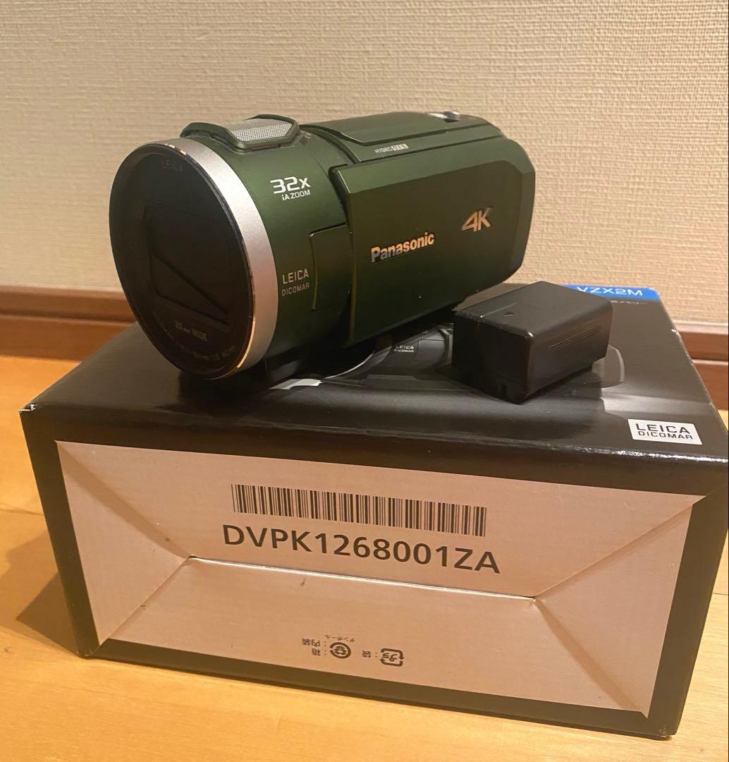 パナソニック 4Kビデオカメラ HC-VZX2M フォレストカーキ Panasonic（パナソニック） HC-VZX2M デジタル4Kビデオカメラ