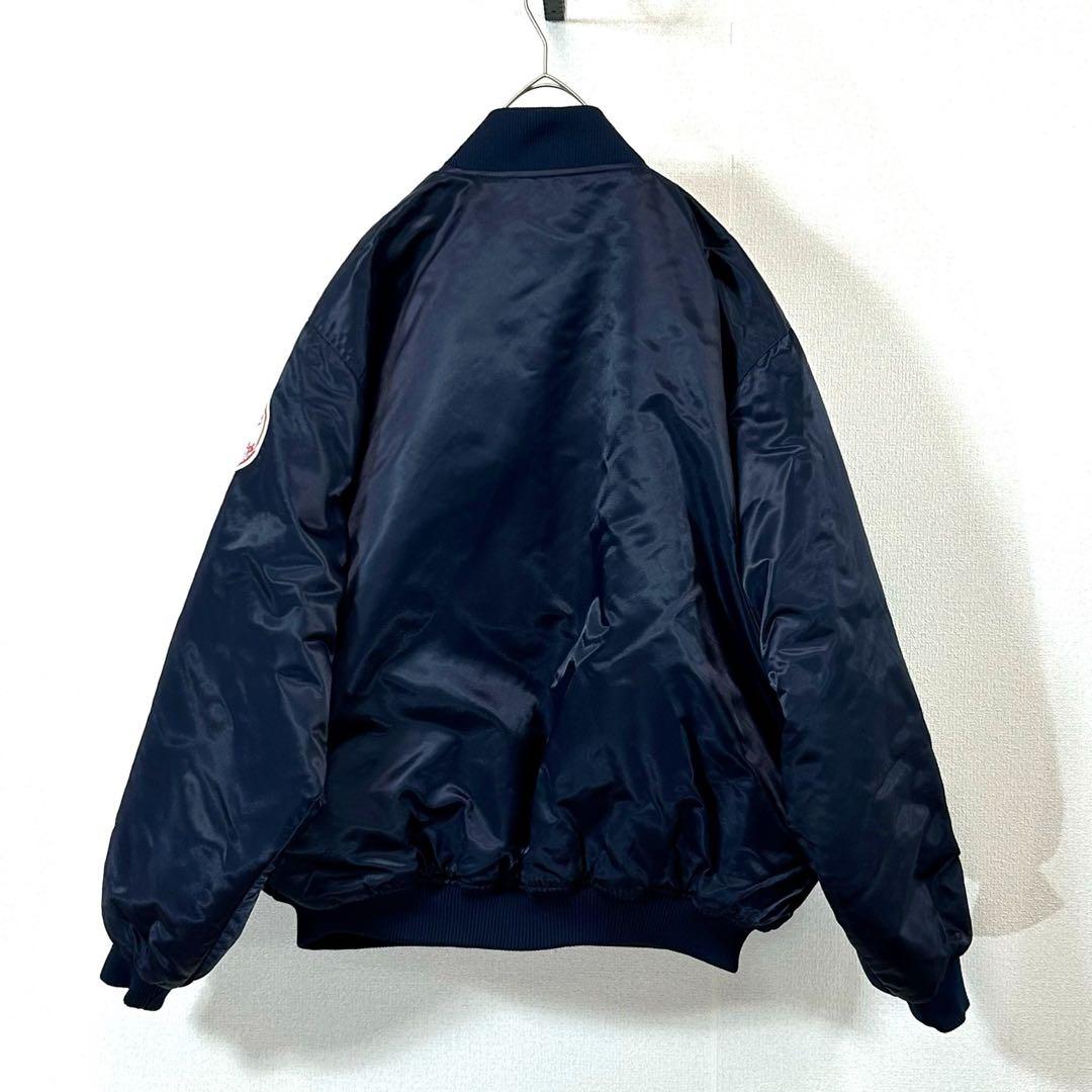 MLBヤンキースナイロンスタジャンビッグロゴ刺繍ワッペンクーパーズ