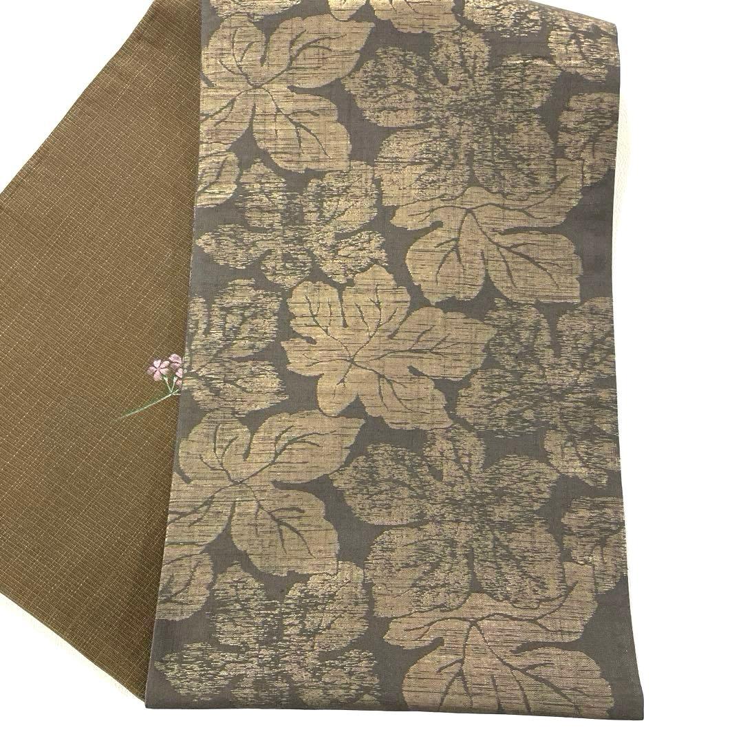 専用帯6262 ●木村工房 高級 正絹 片面全通 リバーシブル 袋帯 紫陽花 楽天市場】【新古品】 袋帯 未使用 正絹 リバーシブル 全通 黒 グレー