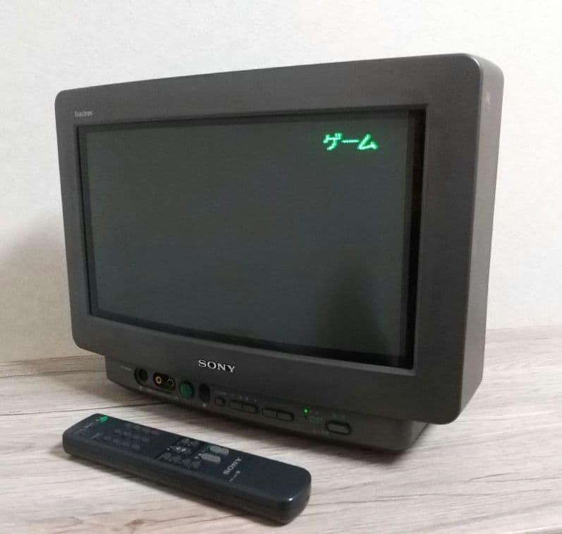 美品】SONY Trinitron 16型 ブラウン管テレビ ゲームモード機能 - メルカリ