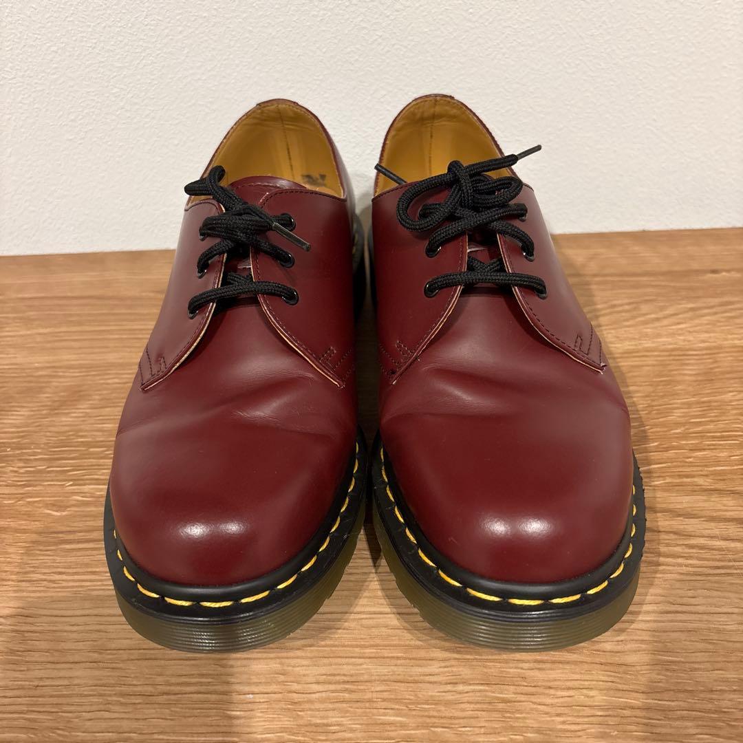 【美品】Dr. Martens バーガンディ レースアップシューズ uk9 Dr. Martens バーガンディ レースアップシューズ