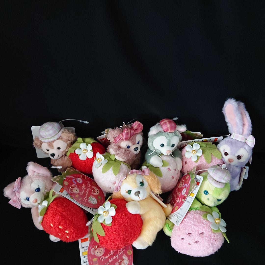 新品タグ付き ハートフェルトストロベリーギフト ぬいぐるみチャーム7体セット 顔厳選 新品未使用ハートフェルトストロベリーギフト ぬいぐるみ